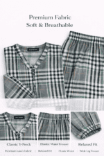 Pashmaal Green Plaid Essence 2PC Women Coord Set Pakistan - View 2